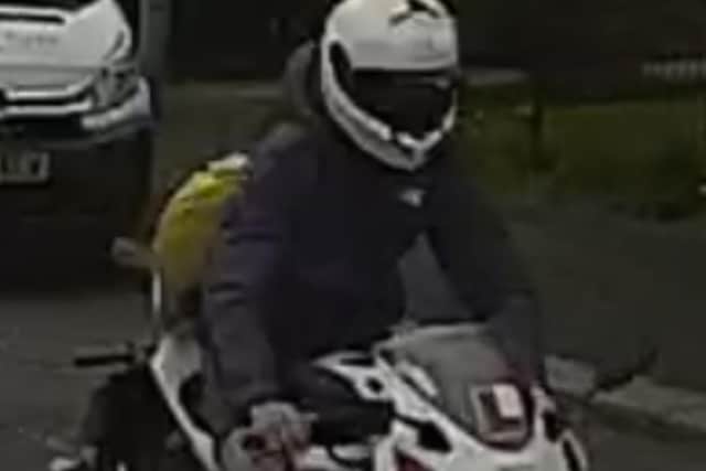 Police also released an appeal regarding a distinctive motorcycle that was involved in the collision. Picture: Sussex Police