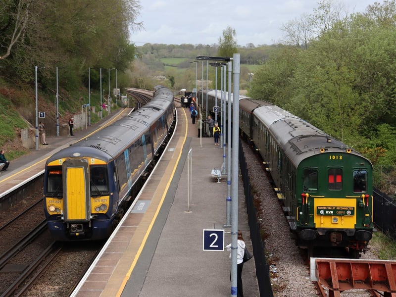 The new station at Robertsbridge Junction officially opens. Photo by Kevin Boorman.