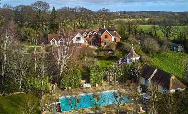 The country house at Rudgwick near Horsham is on the market for the first time since its creation