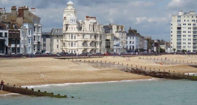 Eastbourne - A classic British seaside town with a long beach, promenade, and Victorian pier. Eastbourne is also home to several cultural attractions, including the Towner Art Gallery and the Eastbourne Bandstand.