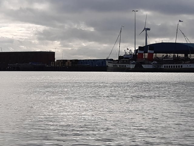 Amazing, stunning, emotional - the large crowd that stood on Kingston Beach to watch the world’s last seagoing paddle steamer make its inaugural visit to Shoreham was visibly moved by the sight of the Waverley making its way in and out of the harbour on Wednesday, September 13.