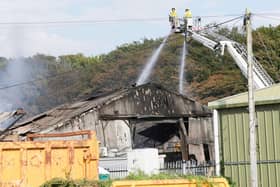 The previous building, used by Arun Waste Services, was destroyed by fire and has since been demolished
