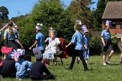 Holy Trinity CE School rounded off their Jubilee activities with a picnic on Friday, May 27