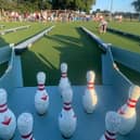 Fun nights under the summer sun – last summer’s inaugural skittles competition.