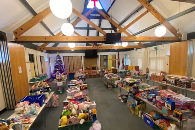 More than 330 families in need  – 1,230 individuals – were helped over Christmas thanks to the Salvation Army in Horsham.