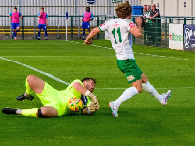 Action from AFC Totton v Bognor Regis Town, July 2023