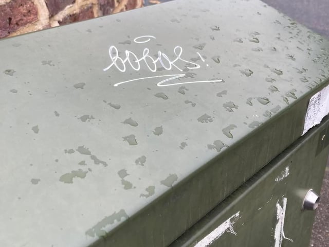 More graffiti in Clive Vale