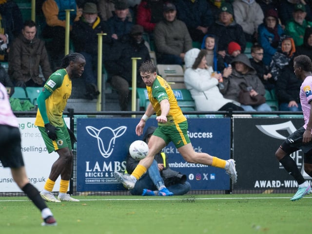 Horsham FC edged out Walton & Hersham 1-0 on a wet and windy afternoon at the Fusion Aviation Community Stadium