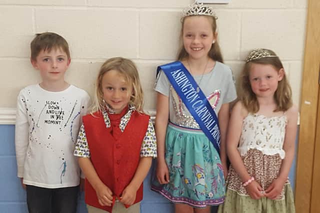 Carnival princess Angela Collins (middle right) will be supported by two attendants and two pageboys during the parade.