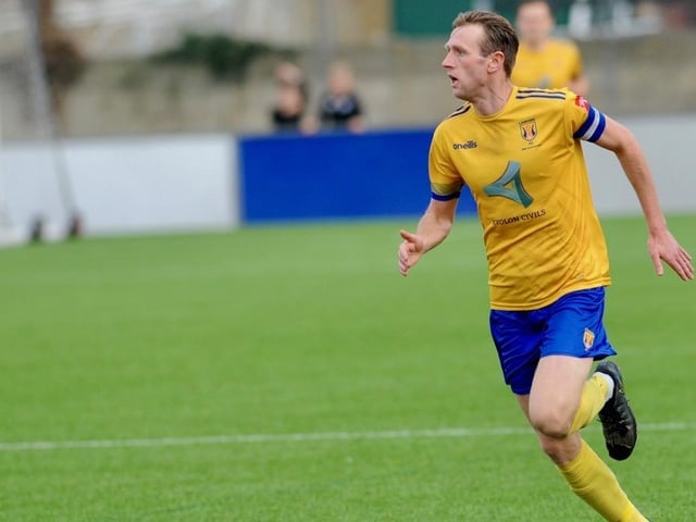 Action from Lancing's win over Corinthian in the Isthmian south east division