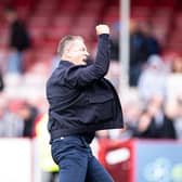 Scott Lindsey has led Crawley Town to second in League Two. Picture: Eva Gilbert