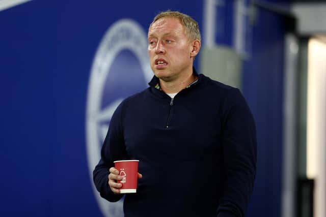 Nottingham Forest were unable to muster a shot on target over the course of the 90 minutes against Brighton but manager Steve Cooper was encouraged by what he saw.  (Photo by Bryn Lennon/Getty Images)