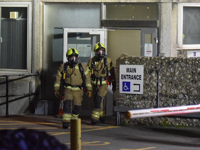 There were ‘no reports of casualties’ at an ‘accidental fire’ on the second floor of a commercial building in Eastbourne, East Sussex Fire & Rescue Service have confirmed.