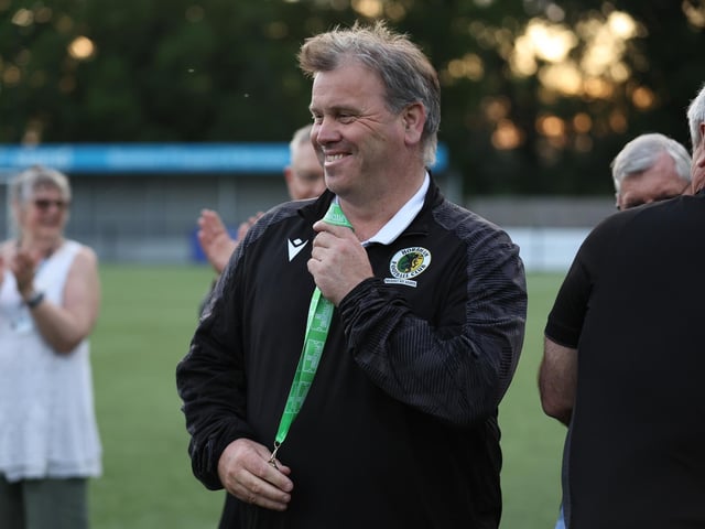 Natalie Mayhew's pictures of Horsham FC's Isthmian League title celebrations