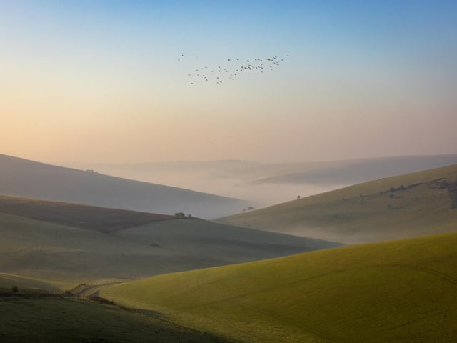 Kingston Ridge near Lewes by James Ratchford