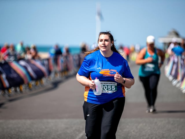 Images from a sun-baked Worthing 10k