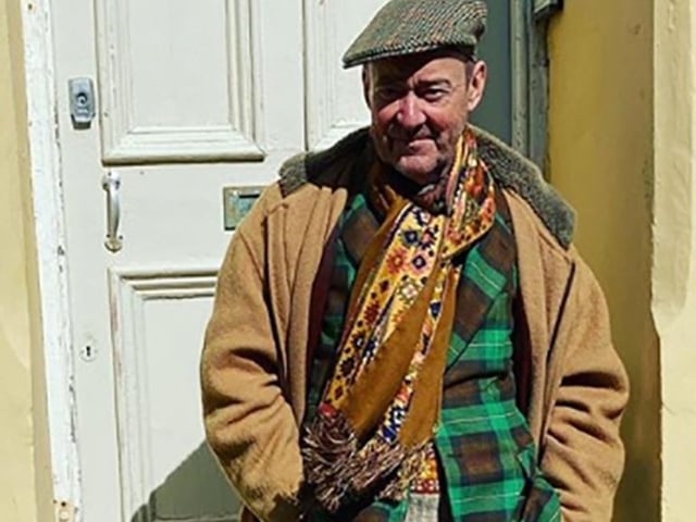 Stephen Linard in St Leonards. Pic by Sue Tilley