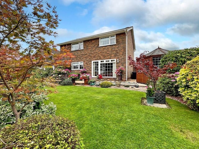 This three-bedroom, detached house with a stunning south-facing garden has come on the market with Graham Butt priced at £695,000