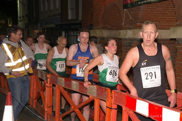Action from the final night of the 2024 Chichester Corporate Challenge
