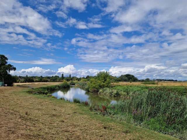 Walk along the riverbank towards Amberley to join the South Downs Way