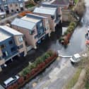 Fire engines attend flooding in Newhaven which has affected eight properties