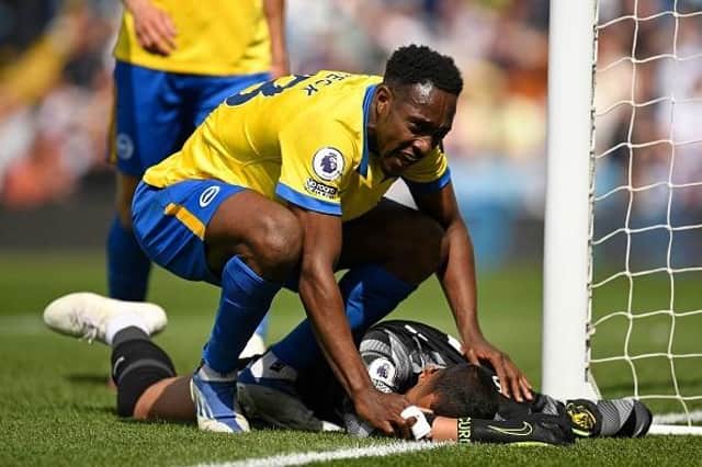 Brighton and Hove Albion striker Danny Welbeck is out of contract this summer and has finished the Premier League campaign strongly