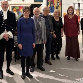 The distinguished poets who read their work at an evening of piano, poetry and song at Pallant House Gallery. They were joined by the High Sheriff of West Sussex Gary Shipton who gave the closing address. Photo: contributed