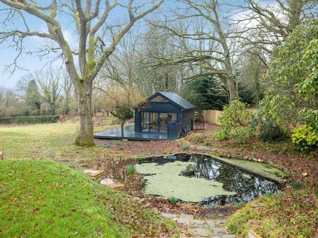 The current owners have overhauled the land of about two acres, felling trees and installing underground drainage