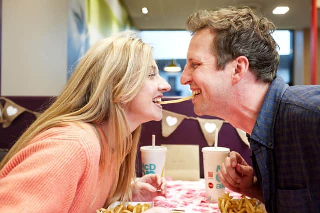 McDonald’s in Eastbourne hosts anniversary for couple who met there (photo from McDonald's)