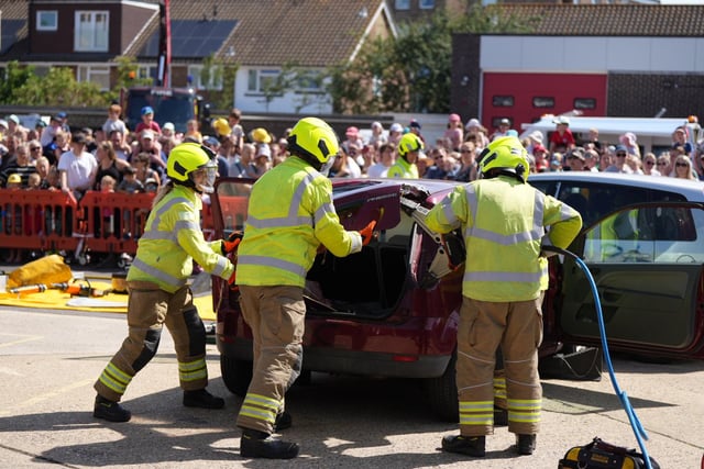 Dozens of people came out for the much-anticipated return of the Broadwater Carnival and Worthing Fire Station open day