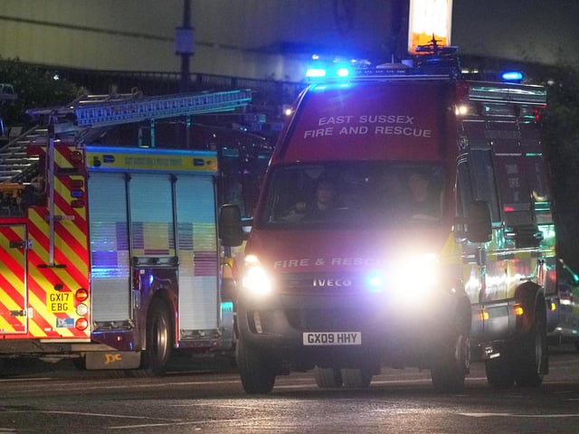 A fire broke out at a residential property in Saunders Park View