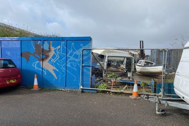Residents in Cinque Ports Way have complained about the 'mess' they say has been left by Southern Water. Picture: Donna Knight