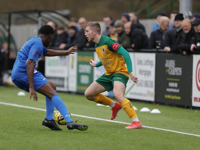 Isthmian Premier action from Horsham's dramatic home win over Wingate & Finchley on Saturday