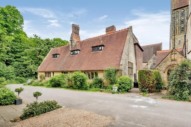 This property on Moat Road in East Grinstead offers 2,971 square feet of accommodation in a Grade I Listed Old Convent