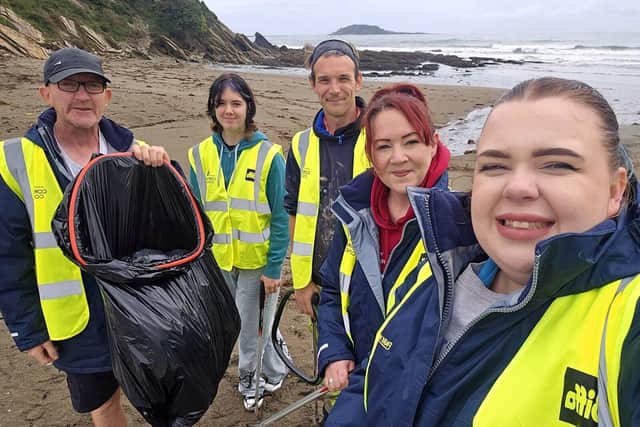Bexhill beach is now brighter thanks to the clean-up team from the town's Park Holidays UK