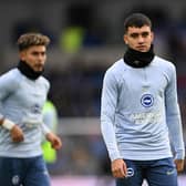 The 18-year-old, who has previously made two substitute appearances for Albion in the Premier League, will line up alongside Moises Caicedo in a two-man midfield.  (Photo by Mike Hewitt/Getty Images)