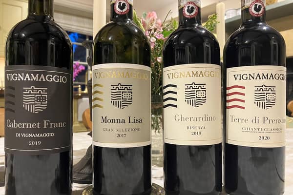 Wines from Vignamaggio Estate in Tuscany ©Richard Esling WineWyse