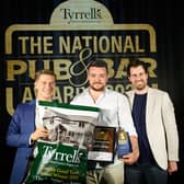 James Vincent, general manager, Welldiggers Arms, Hugh Fitzpatrick, head chef, Welldiggers Arms, and Eddie Commons from Tyrrells