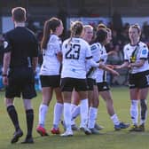 Lewes Women on their way to victory over Cardiff - to set up a quarter-final clash with Manchester United | Picture: James Boyes