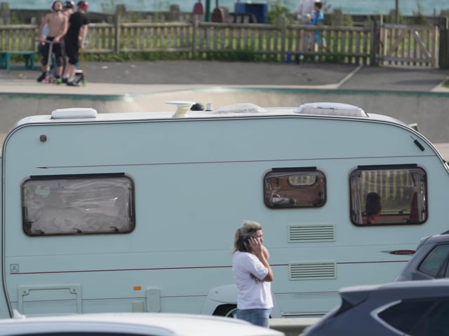 Police respond to new traveller camp in Sussex