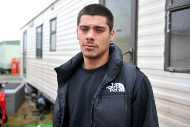 George Depass, 27, is one of 34 tenants at Harbour Close, in Littlehampton Marina, who have been served with eviction notices. Photo SR staff/Nationalworld / SR24011301