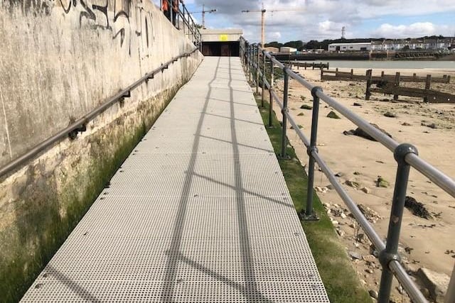 The Environment Agency said last year the decision to close the public access ramp at Soldiers Point was due to the surface of the concrete ‘becoming dangerously slippery under certain conditions’ and the necessary maintenance regime ‘not being sustainable’.