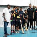 Sussex Captain and India Test batter Cheteshwar Pujara visited the Apple Tree Centre in Crawley. Picture: Eva Gilbert/Sussex Cricket