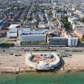 Worthing as seen from the air. Photo: Eddie Mitchell