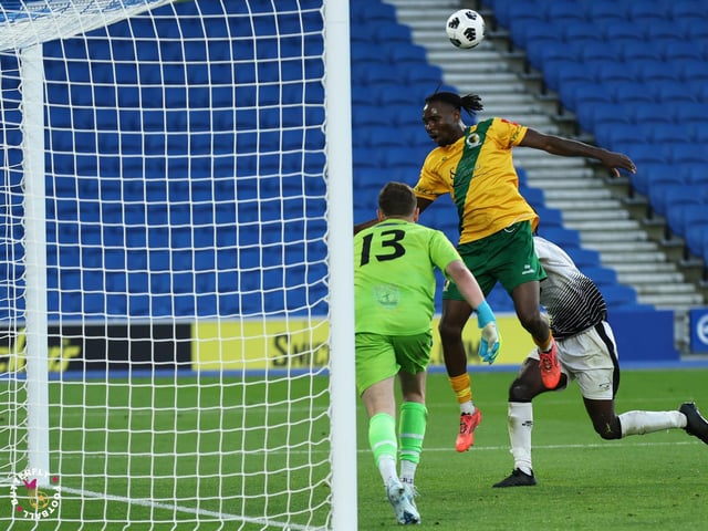 James Hammond’s majestic 95th minute free-kick clinched Horsham FC’s first league and Sussex Transport Senior Cup double in the club’s history.