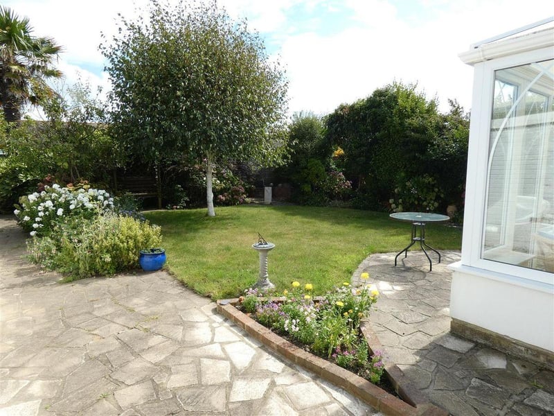 This superb two-bedroom, detached bungalow on the South Beaumont Park development is offered for sale with no onward chain through Glyn Jones, priced at £550,000.