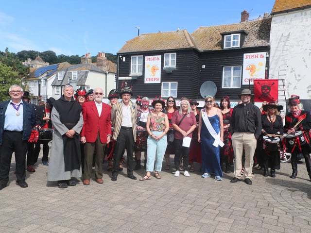 Hastings Old Town Carnival Week 2025: Opening Ceremony. Photo by Roberts Photographic.