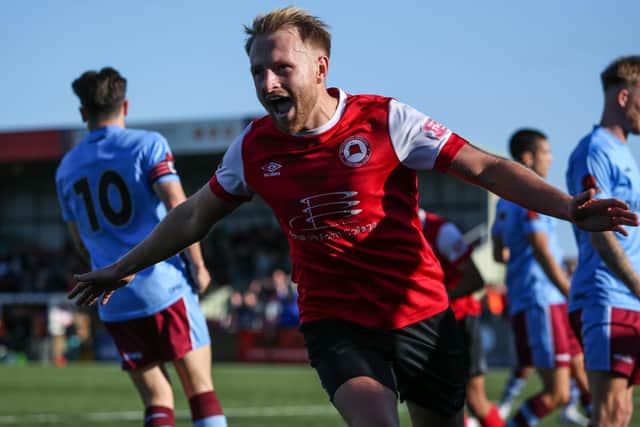 Eastbourne Borough were among the goals last weekend against Weymouth - now they're off to Maidenhead in the FA Cup | Picture: Andy Pelling
