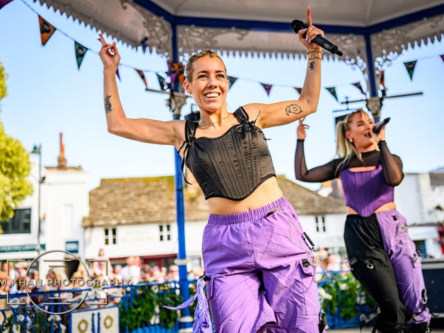 Crowds rammed Horsham town centre to hear a plethora of K-pop hits on Friday.