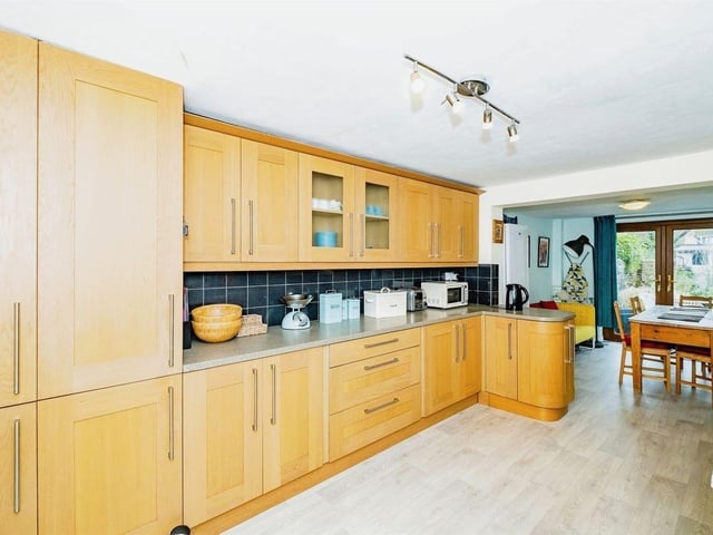 This five-bedroom townhouse near Littlehampton beach has just come on the market with Fox and Sons priced at £475,000. There is spacious accommodation over three floors plus a cellar.